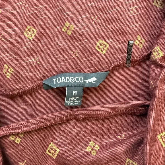 TOAD&CO Maroon Cotton Skirt - Picture 4 of 4